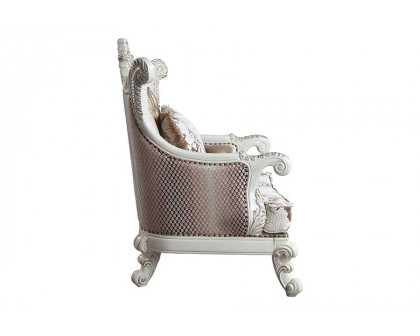 ACME™ Vanaheim Chair with Pillow - Antique White