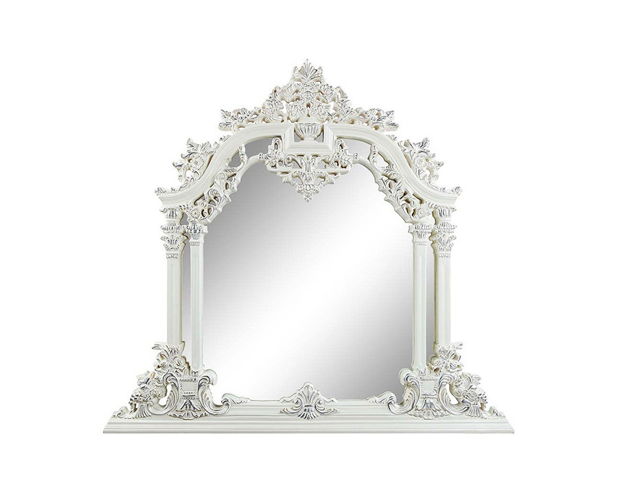 ACME - Vanaheim Mirror in Antique White (LV00807)