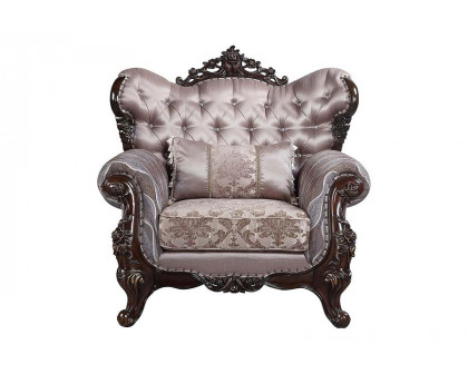 ACME™ Benbek Chair with Pillow - Antique Oak