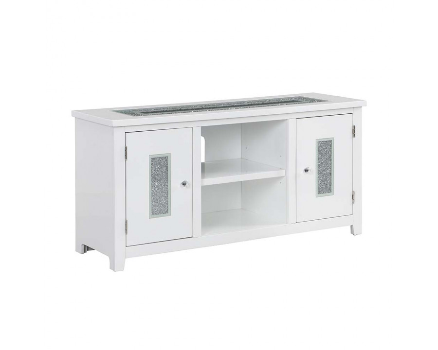 ACME - Elizaveta TV Stand in White High Gloss