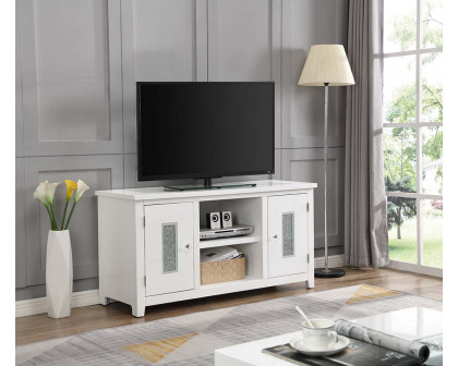 ACME - Elizaveta TV Stand in White High Gloss