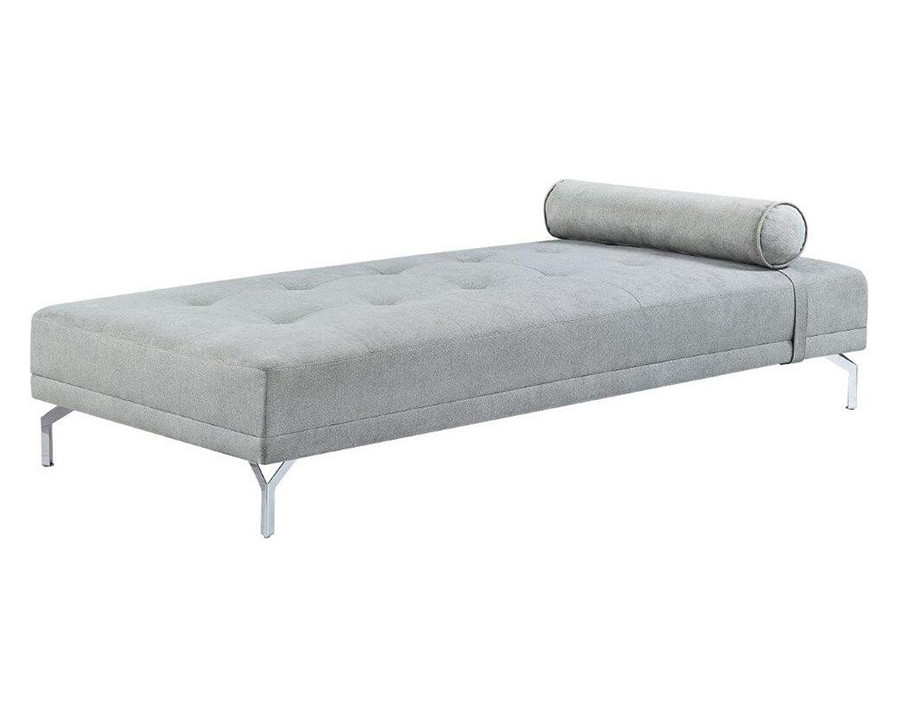 ACME - Quenti Sofa Bed with Pillow in Gray Melange