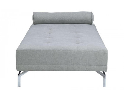 ACME - Quenti Sofa Bed with Pillow in Gray Melange