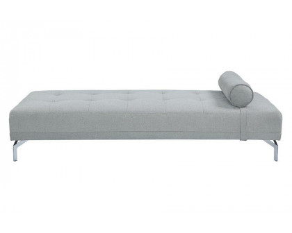 ACME - Quenti Sofa Bed with Pillow in Gray Melange