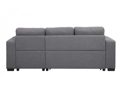 ACME - Jacop Sectional Sofa with Sleeper & Storage in Dark Gray