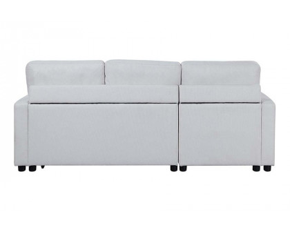 ACME - Hiltons Sectional Sofa with Sleeper & Storage in White