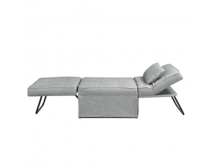 ACME - Bandit Adjustable Sofa with Pillow in Gray