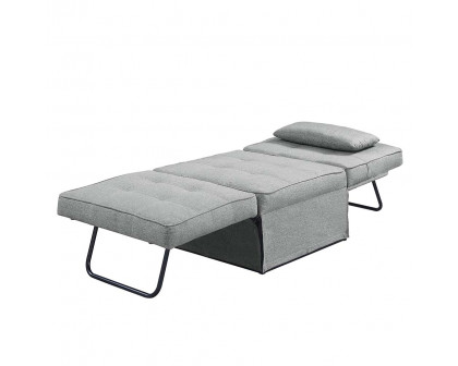 ACME - Bandit Adjustable Sofa with Pillow in Gray