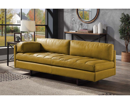 ACME - Radia Sofa with Pillow in Turmeric