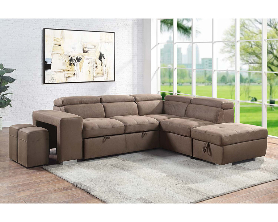 ACME - Acoose Ottoman with Storage in Brown