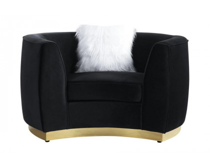 ACME - Achelle Chair with Pillow in Black