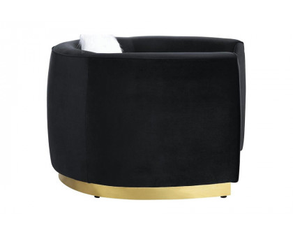 ACME - Achelle Chair with Pillow in Black