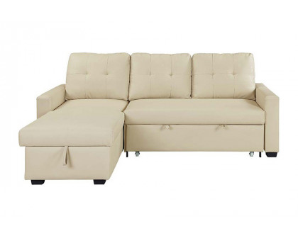 ACME - Dafina Sectional Sofa with Sleeper in Beige