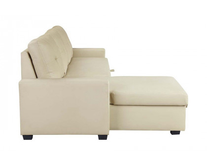 ACME - Dafina Sectional Sofa with Sleeper in Beige