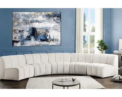 ACME Felicia Sectional Sofa - White