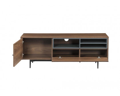 ACME Hattie TV Stand - Rustic Walnut