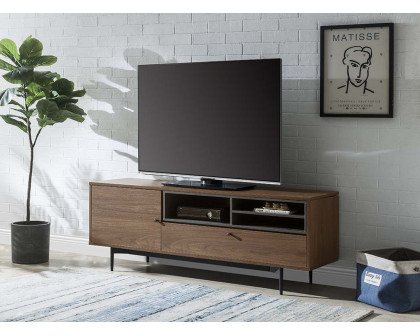 ACME Hattie TV Stand - Rustic Walnut