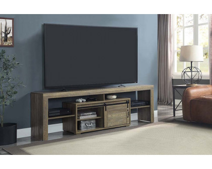 ACME - Wasim TV Stand in Rustic Oak