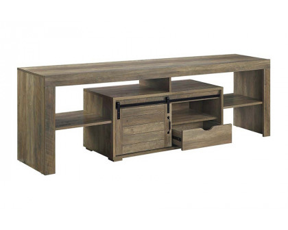 ACME - Wasim TV Stand in Rustic Oak