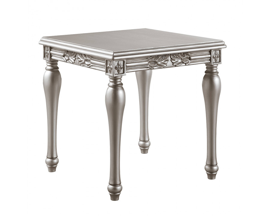 ACME - Pelumi End Table in Platinum