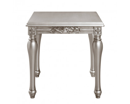 ACME - Pelumi End Table in Platinum