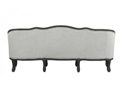 ACME - Samael Sofa with 3 Pillows in Gray/Dark Brown