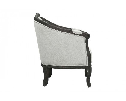 ACME Samael Chair with 1 Pillow - Gray and Black