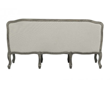 ACME - Tania Sofa with 3 Pillows in Cream Linen/Brown