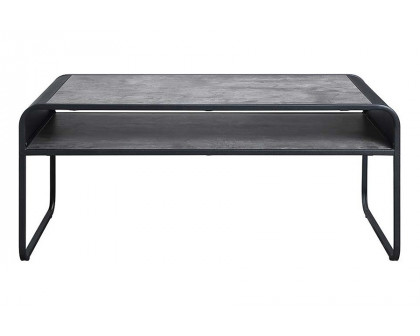 ACME - Raziela Coffee Table in Concrete Gray/Black