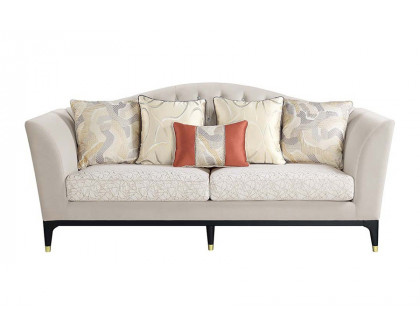 ACME - Tayden Sofa with 5 Pillows in Beige