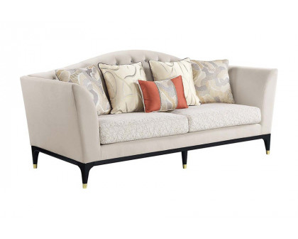 ACME - Tayden Sofa with 5 Pillows in Beige