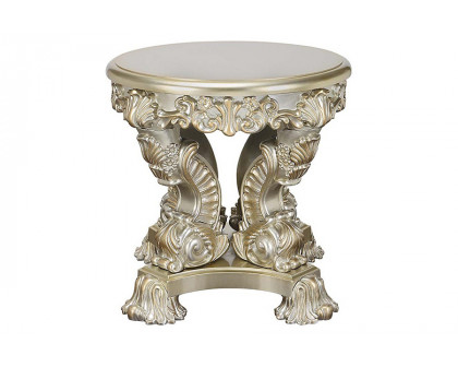 ACME - Sorina End Table in Antique Gold