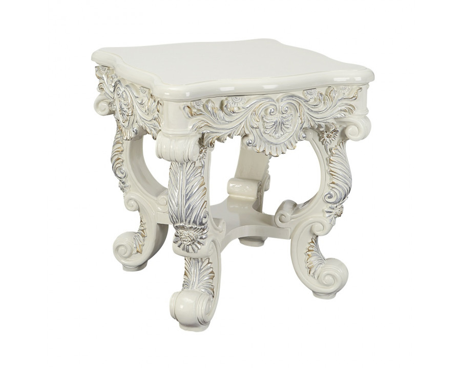 ACME - Adara End Table in Antique White