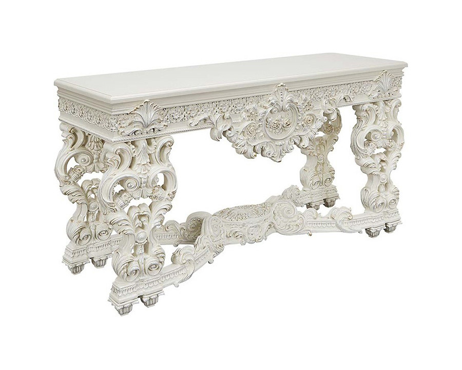 ACME - Adara Sofa Table in Antique White