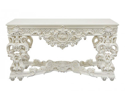 ACME - Adara Sofa Table in Antique White