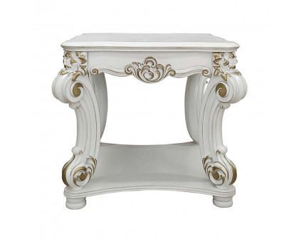 ACME - Vendome End Table in Antique Pearl (LV01328)