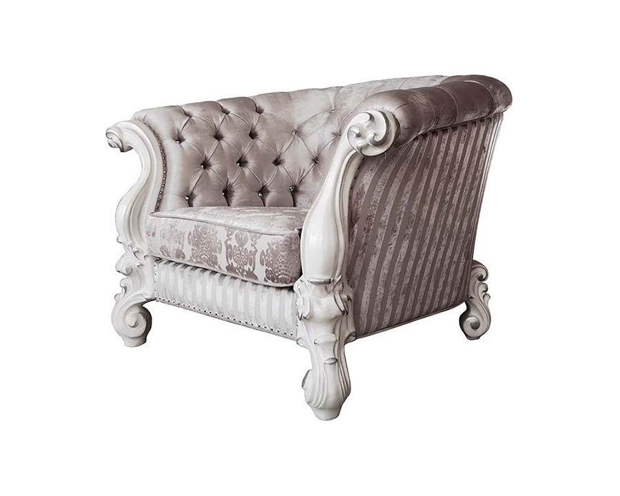 ACME - Versailles Chair with 2 Pillows