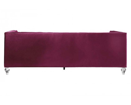 ACME Heibero Sofa with 2 Pillows - Red (LV01400)