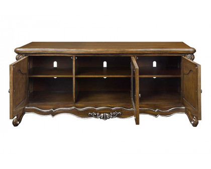 ACME - Latisha TV Stand in Antique Oak