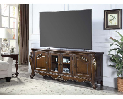 ACME - Devayne TV Stand in Dark Walnut