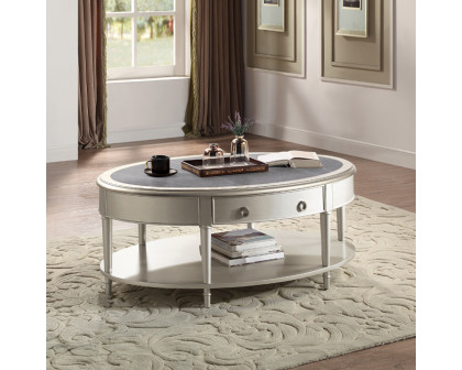 ACME - Kasa Coffee Table in Sintered Stone Top/Champagne