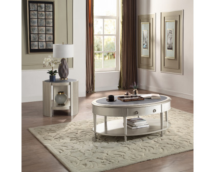 ACME - Kasa Coffee Table in Sintered Stone Top/Champagne