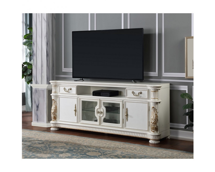 ACME Vendome II TV Stand - Antique Pearl