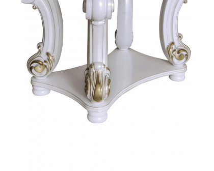 ACME Vendome End Table - Antique Pearl (LV01527)