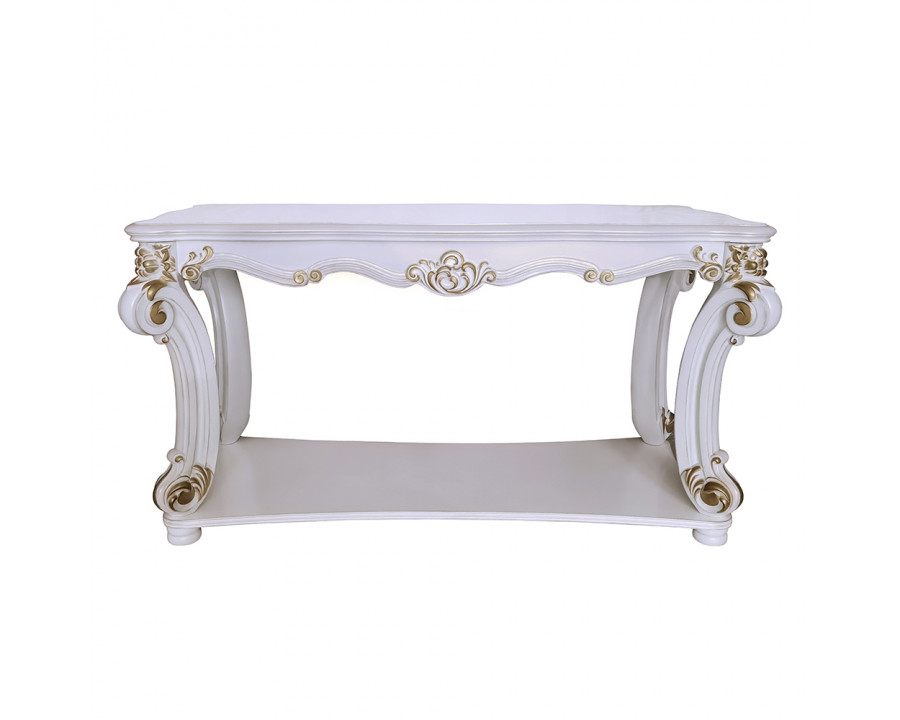 ACME Vendome Sofa Table - Antique Pearl