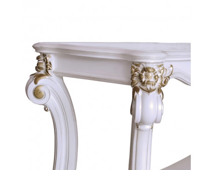 ACME Vendome Sofa Table - Antique Pearl