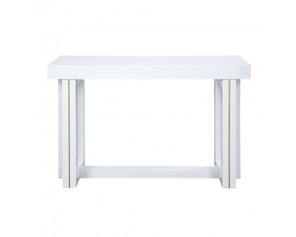 ACME - Paxley Sofa Table in White High Gloss