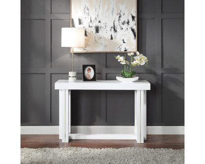 ACME - Paxley Sofa Table in White High Gloss