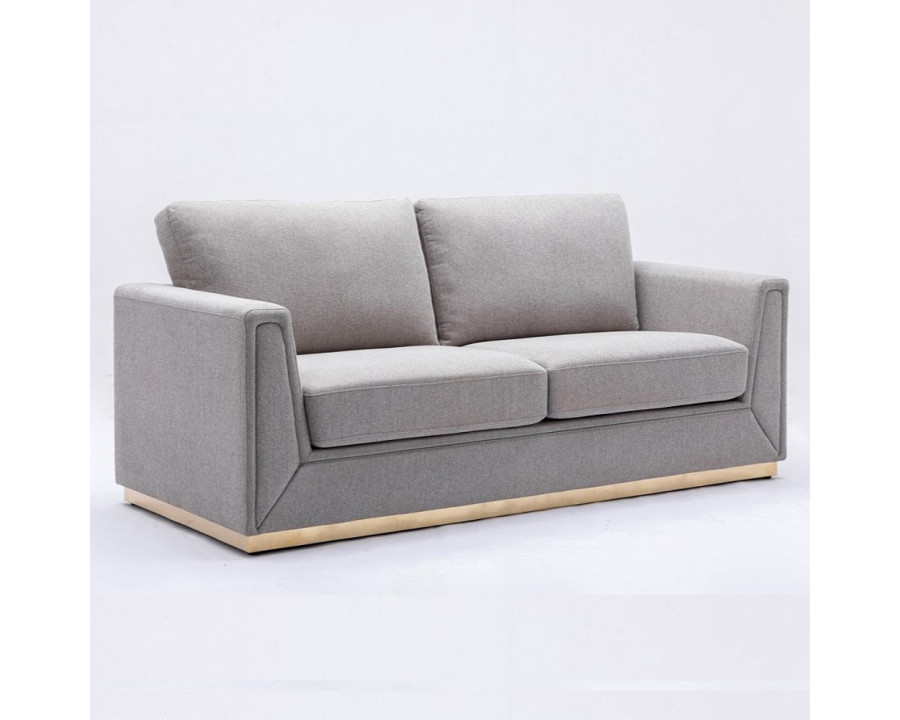 ACME - Valin Sofa in Gray Linen