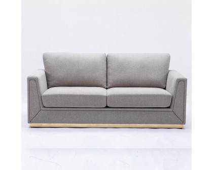 ACME - Valin Sofa in Gray Linen